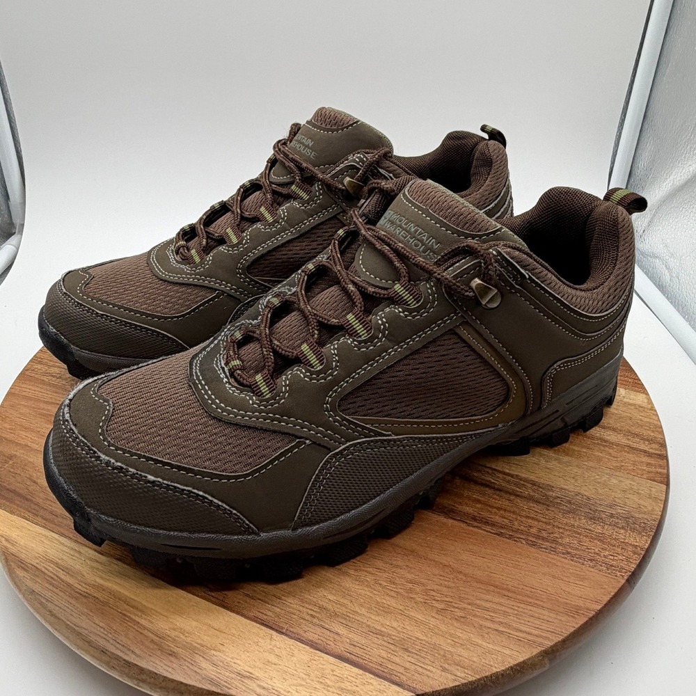 Mountain Warehouse McLeod Men's US 8 UK 7 Hiking Brown Trail Sneakers 0859